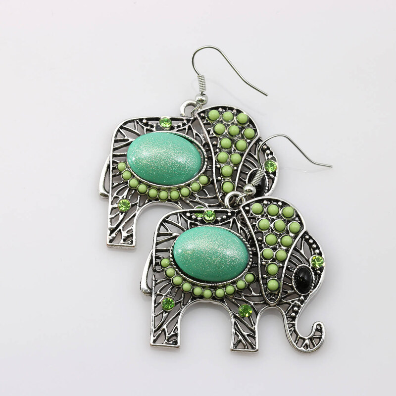 Fashion Icon Náušnice etno slon s patinou NE0090-0310