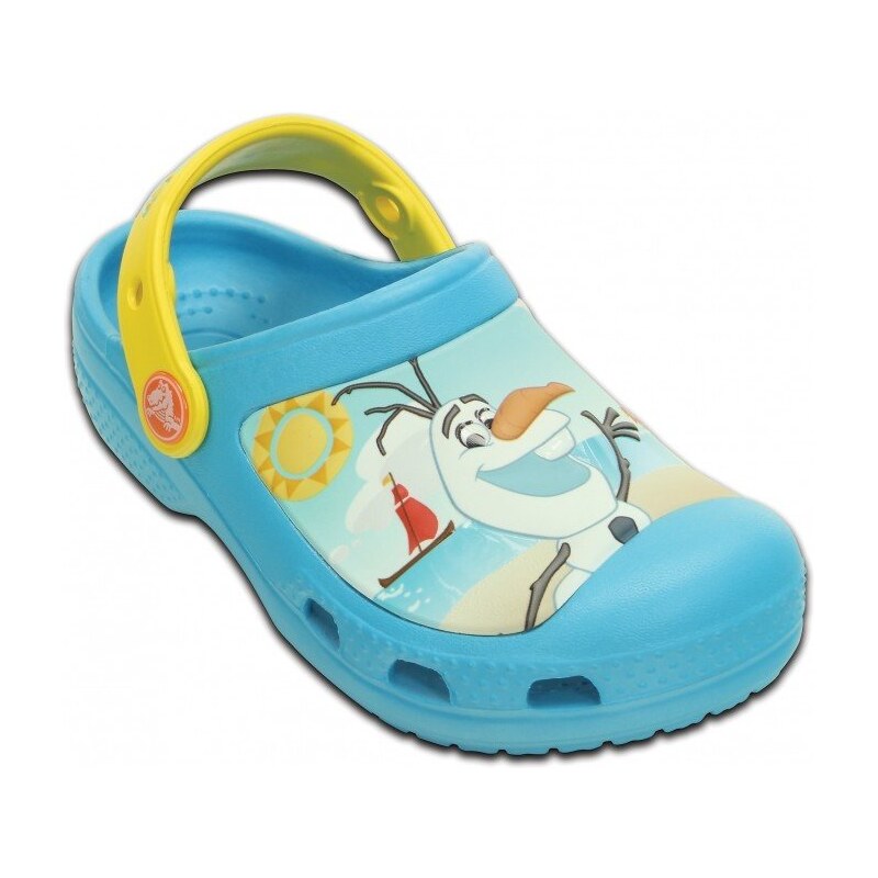 Crocs Dětské sandály Creative Olaf - modré