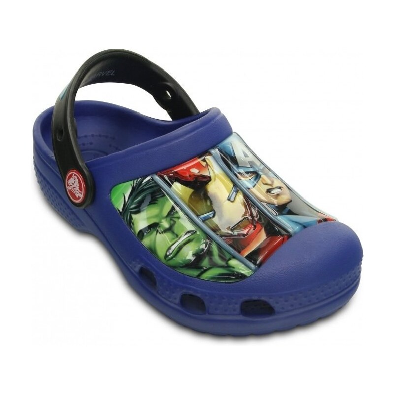 Crocs Chlapecké sandály Creative Crocs Avengers - modré