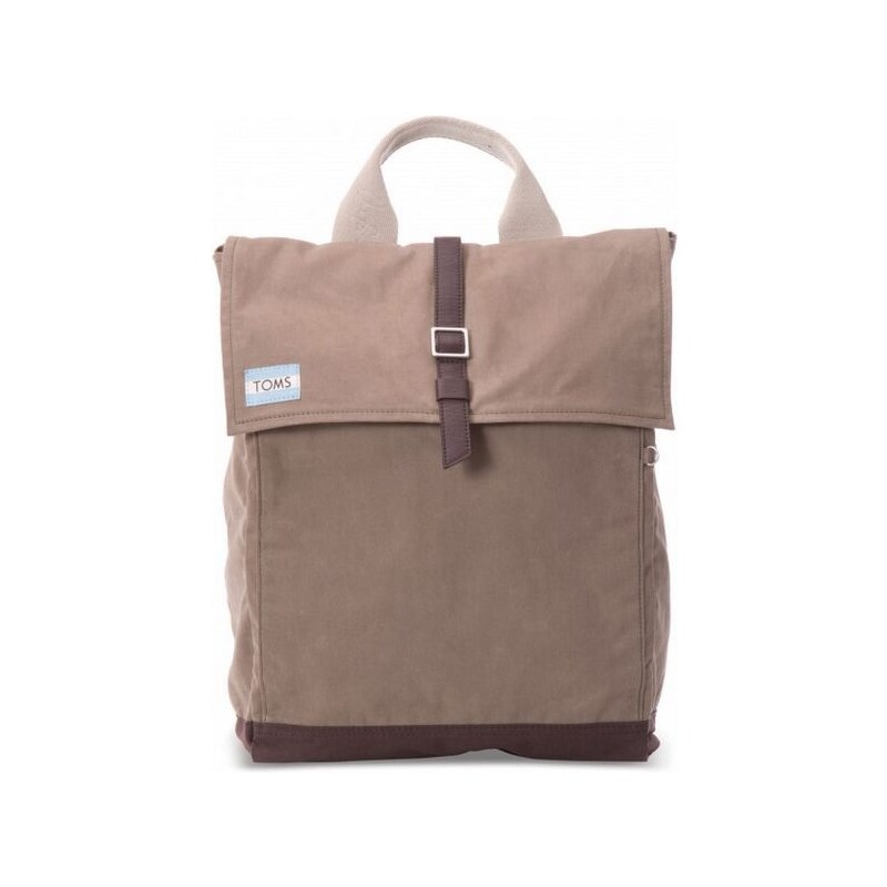 Toms Batoh TOMS Olive Waxed Canvas Backpack