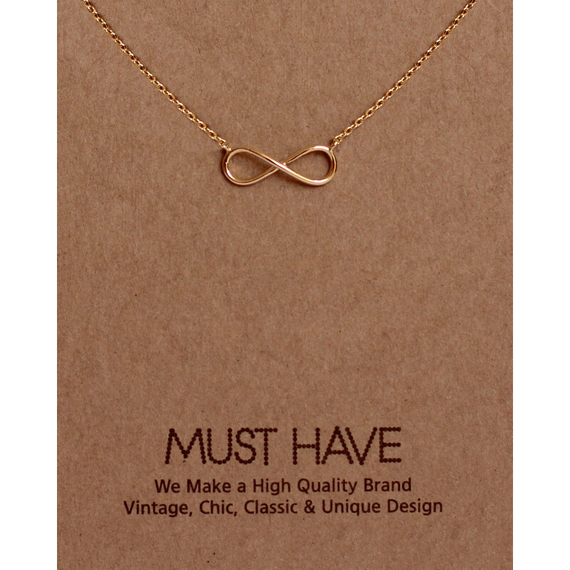 BeChick MUST HAVE series: Gold Infinity Pendant