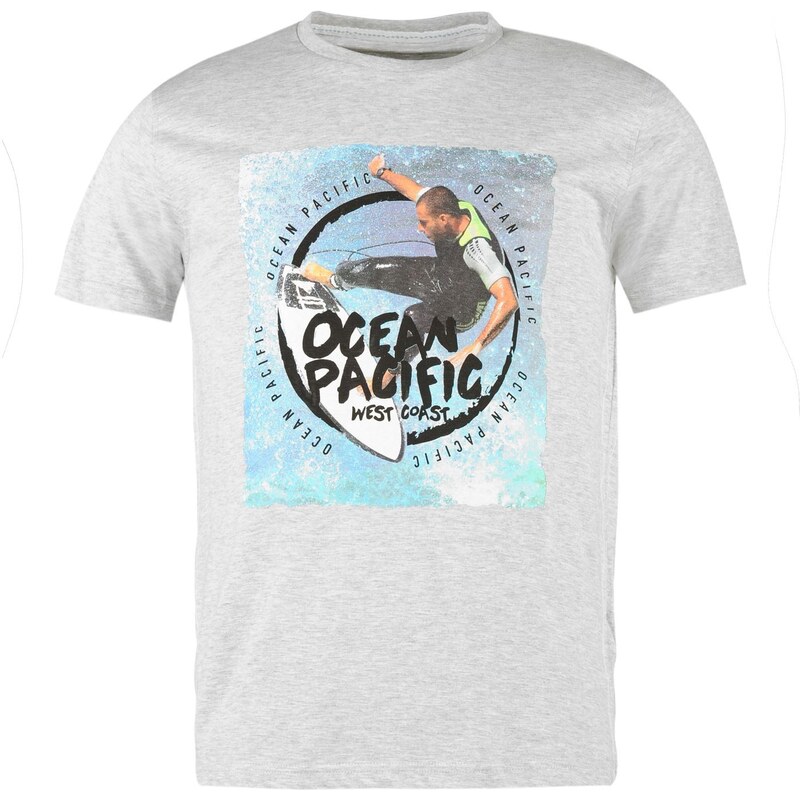 Pánské tričko Ocean Pacific Photo Print - šedá