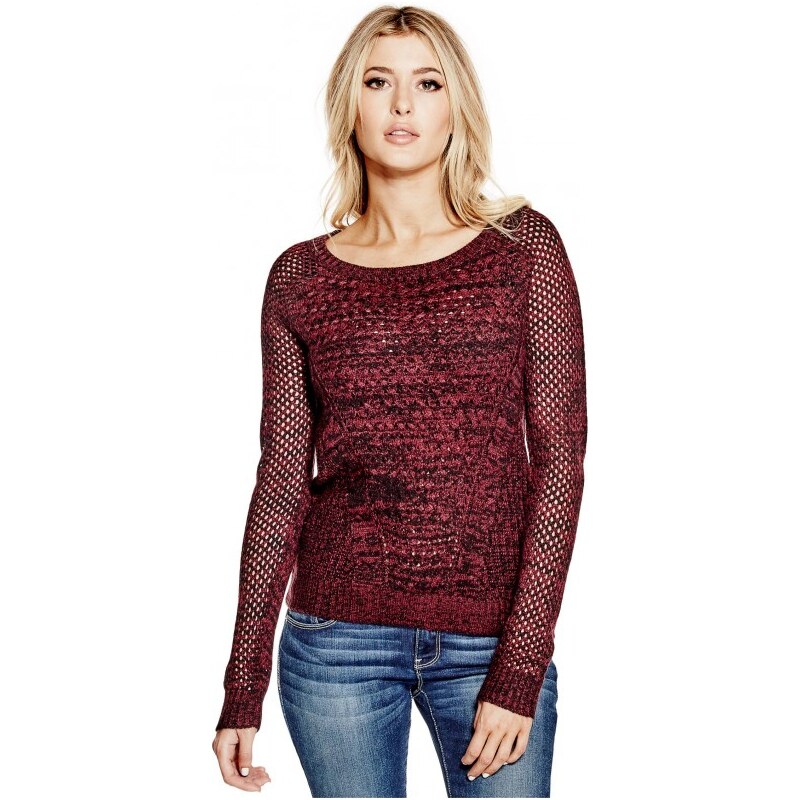 GUESS GUESS Adalena Sweater - midnight wine