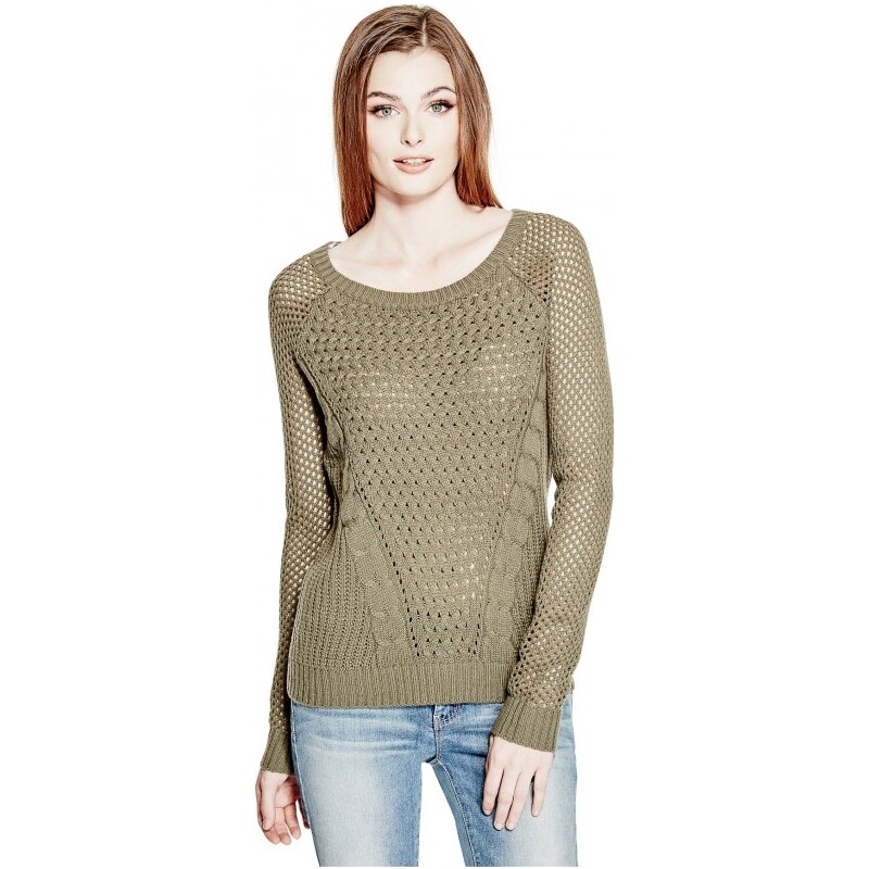 GUESS GUESS Adalena Sweater - dusty olive