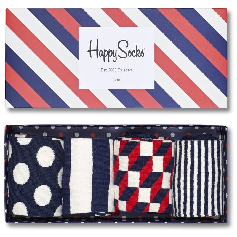 Happy Socks - Ponožky Giftbox (4-pak)