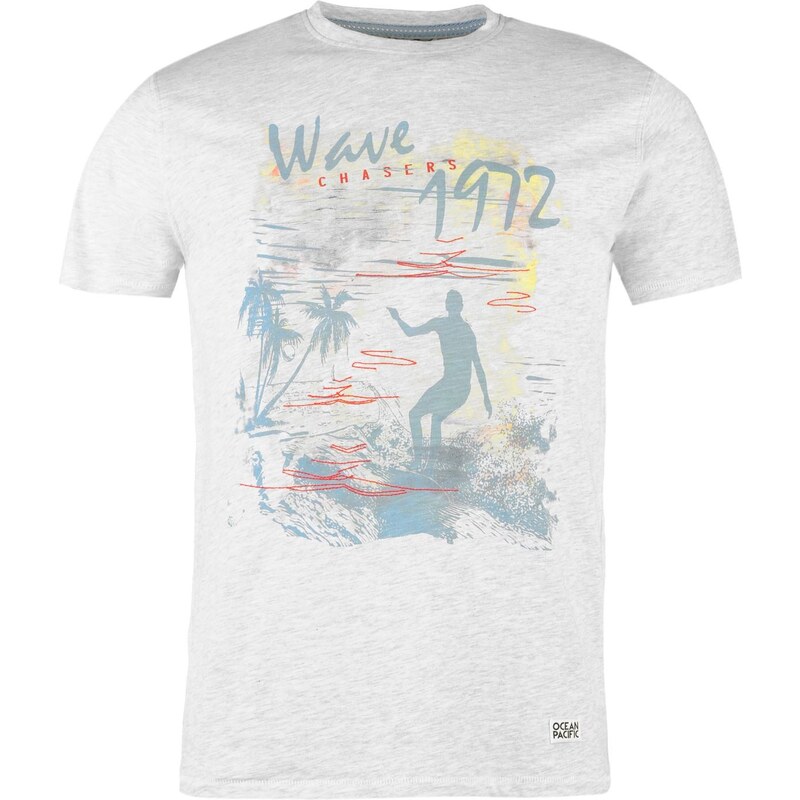 Pánské tričko Ocean Pacific Applique - bílá