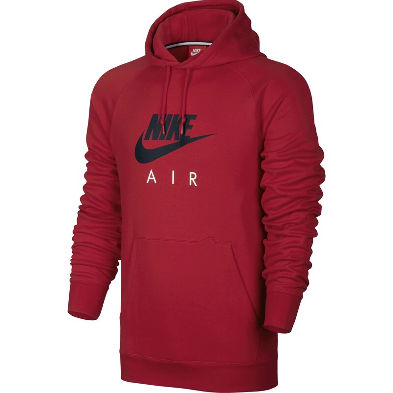 Nike SPORTSWEAR HOODIE červená M