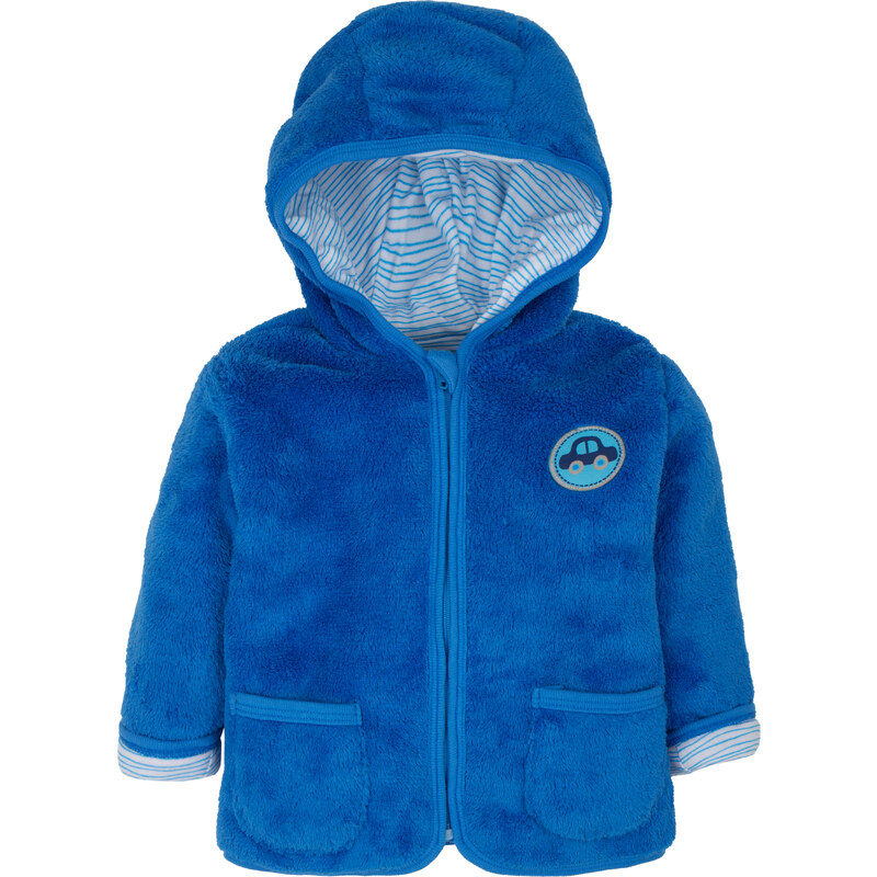 G-mini Chlapecký hřejivý kabátek Autíčka - modrý