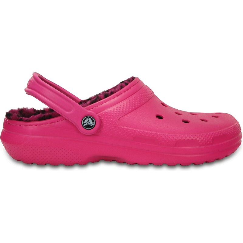 Crocs Clog Unisex Candy Pink / Berry Classic Fuzz Lined Pattern