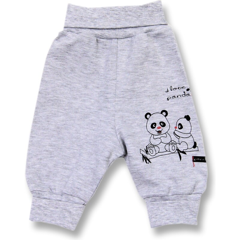 Lafel Dětské tepláky Panda - šedé