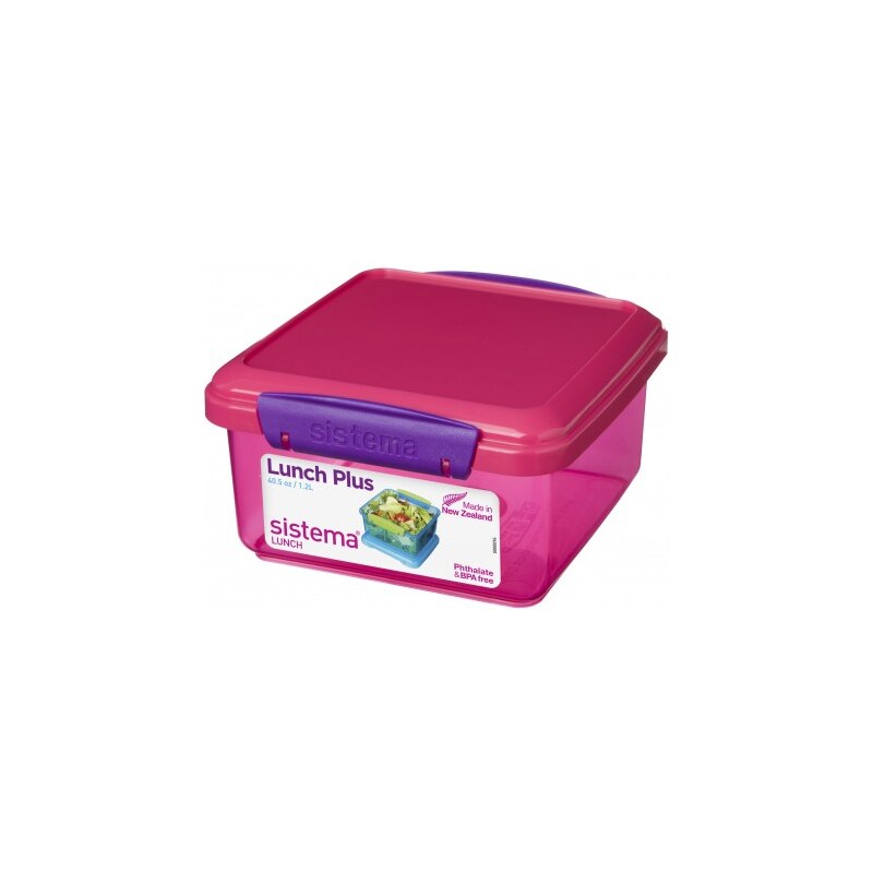 Sistema Box na oběd, 1,2 l - růžový