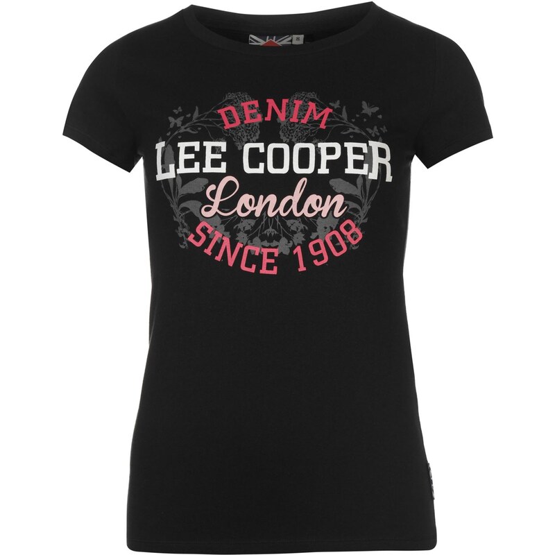 Tričko Lee Cooper Graphic dám. černá