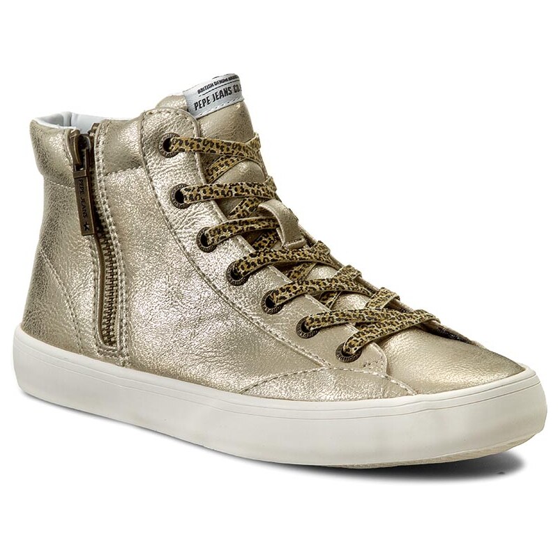 Sneakersy PEPE JEANS - Clinton Combi PLS30359 Gold 099