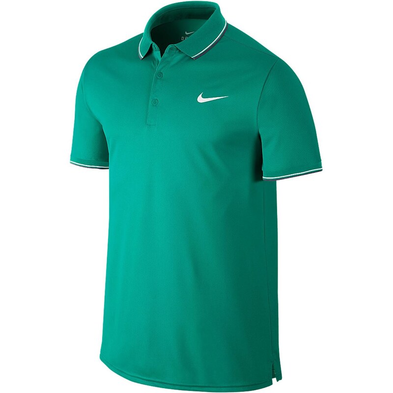 Sportovní polokošile Nike Court pán. zelená