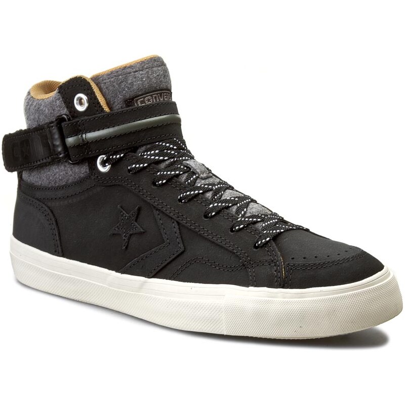 Sneakersy CONVERSE - Pro Blaze Plus Suede Hi 153736C Black/Charcoal/Parchment