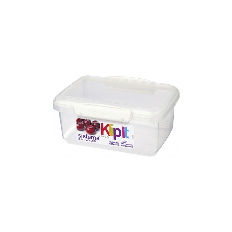 Sistema Skladovací box na potraviny, 1 l - bílý