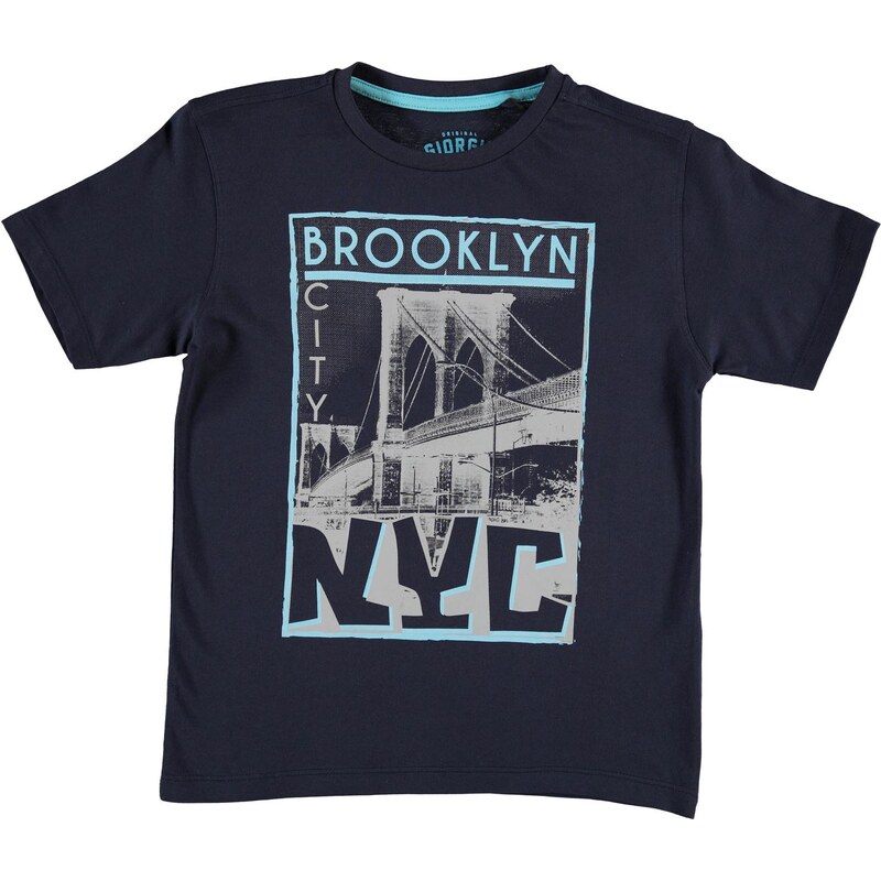 Tričko Giorgio NYC dět. námořnická modrá