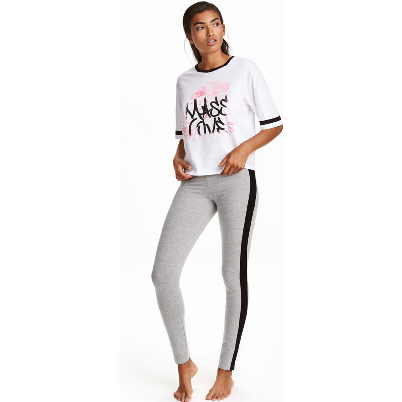 H&M Pyžamo s tričkem a legínami