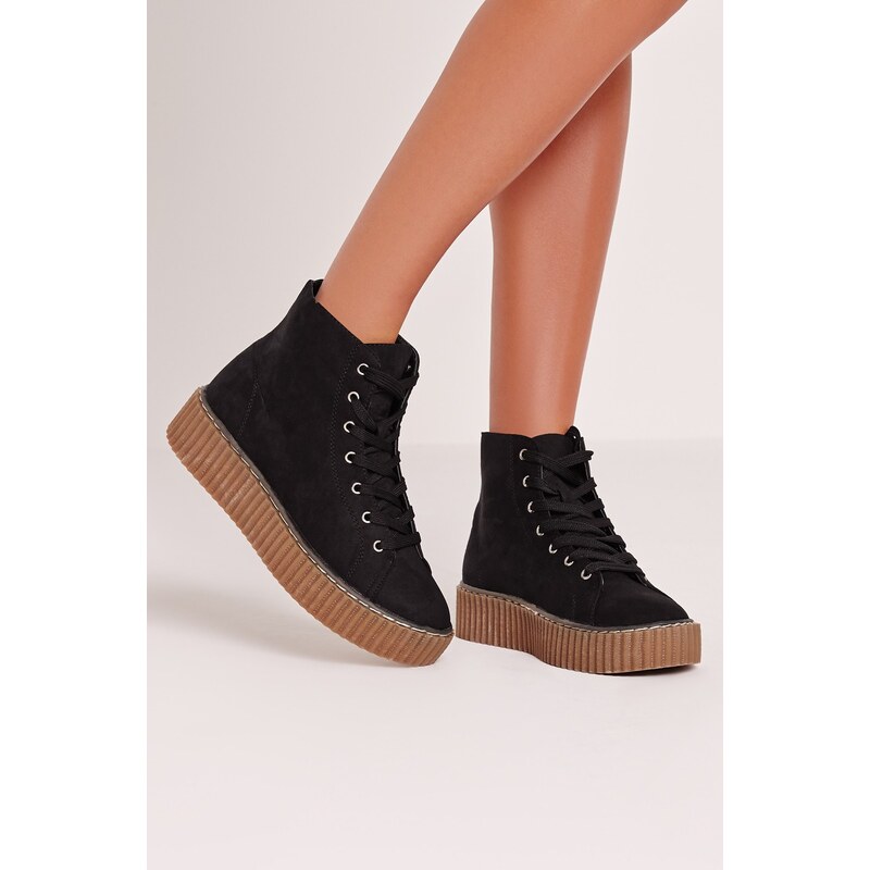 Missguided - Boty High Top Flatform