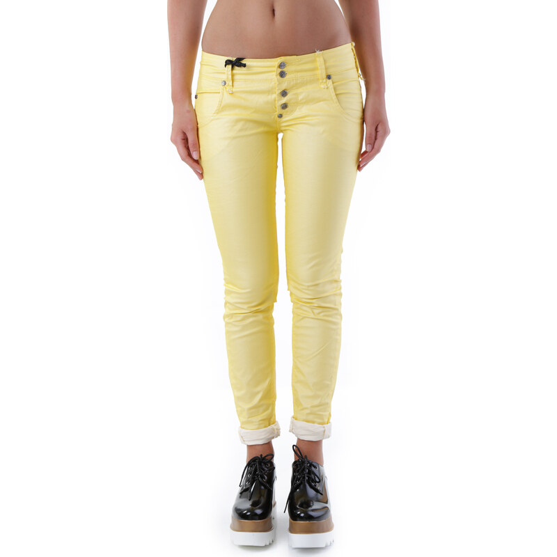 Dámské kalhoty Sexy Woman - XS / Žlutá