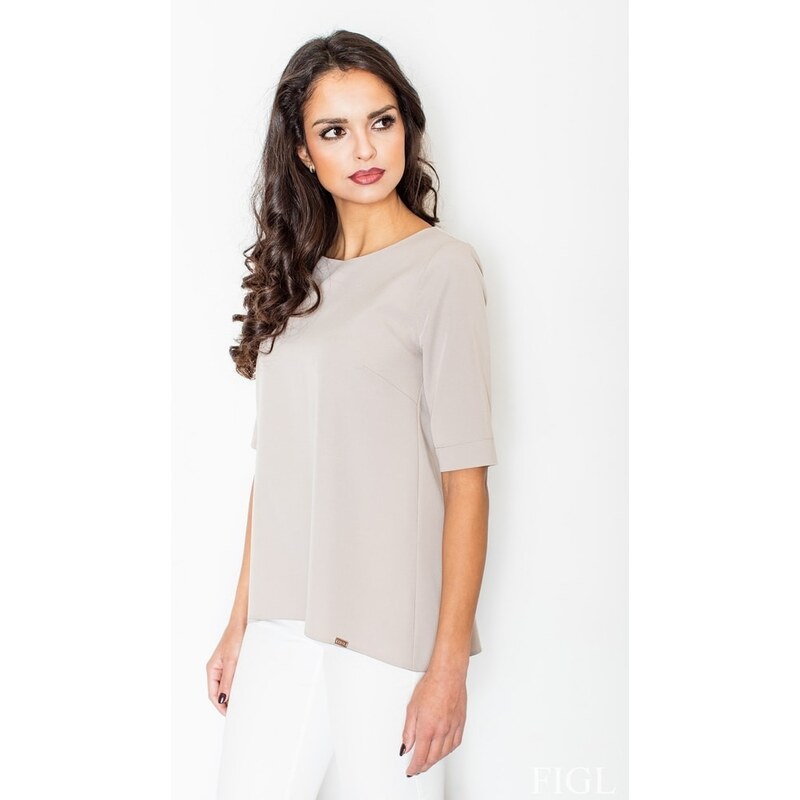 FIGL Dámská halenka M434 beige