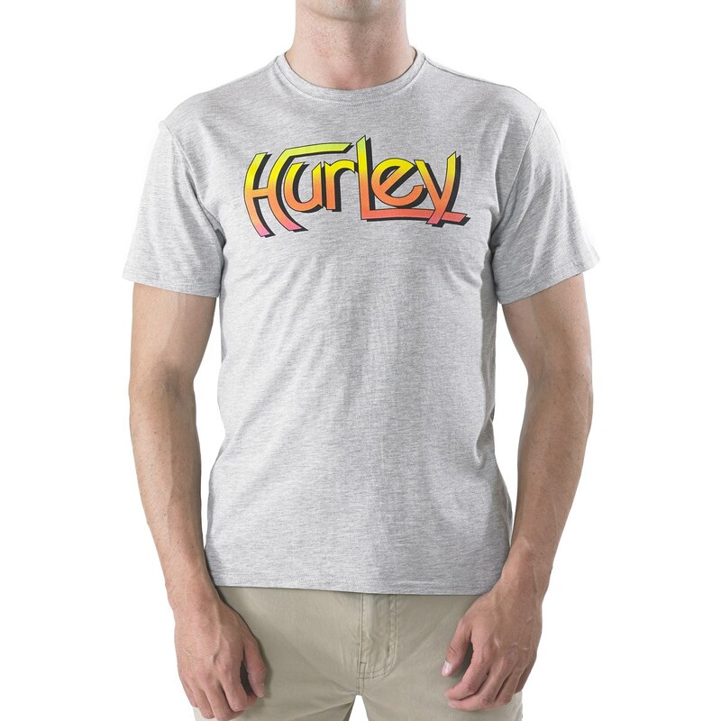 Hurley tričko s krátkým rukávem LOYALTY | Heather Grey