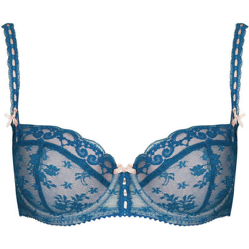 Topshop Lace Balcony Bra