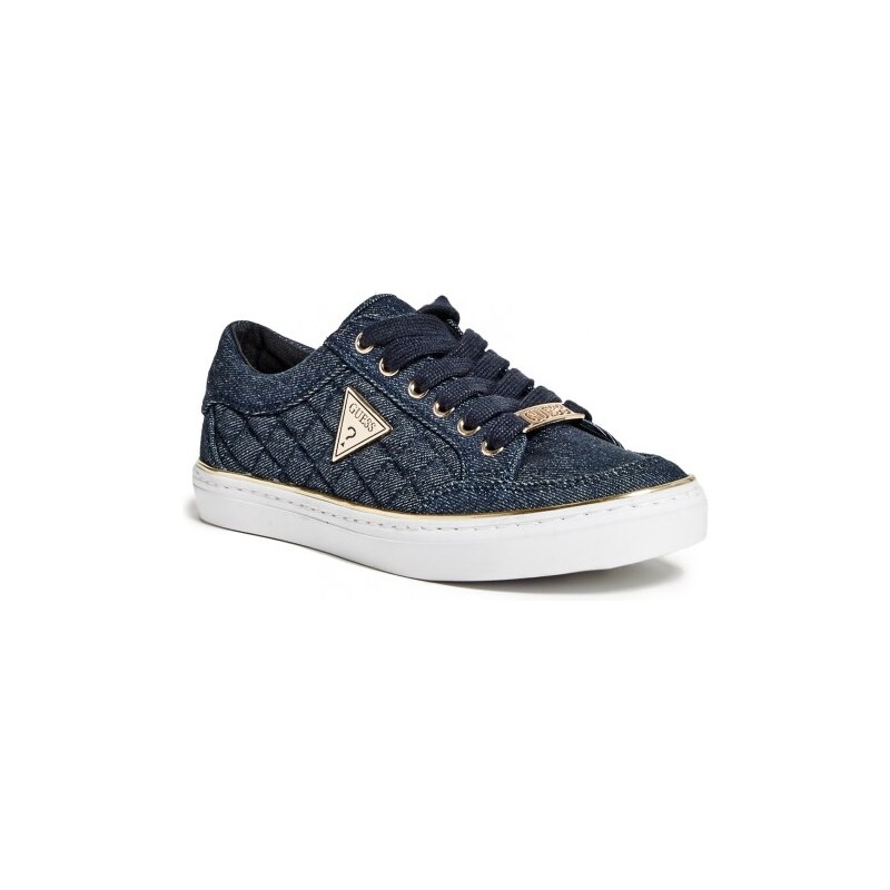 GUESS Bryly Low-Top Sneakers - dark blue fabric