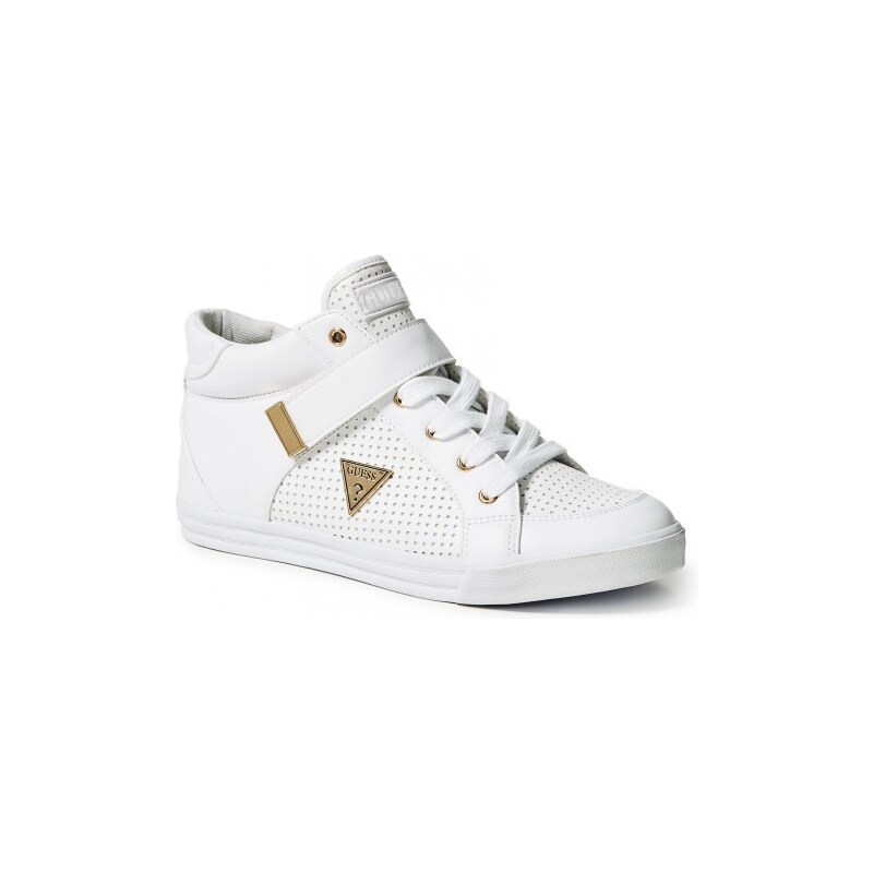 GUESS Glimmer Perforated Sneakers - white