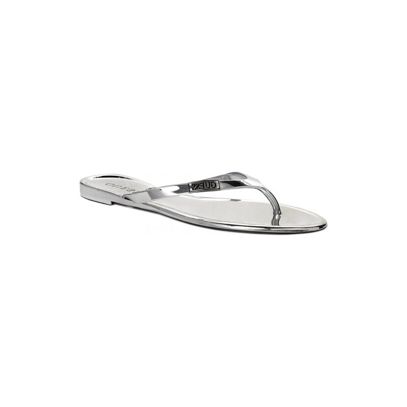 GUESS Kassie Thong Sandals - silver