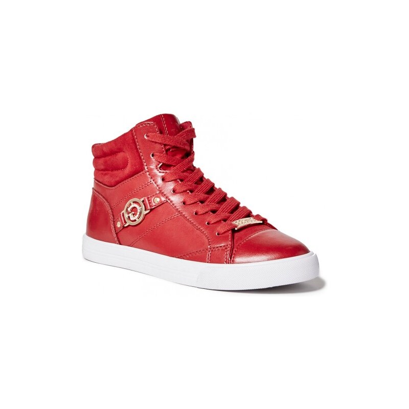 GUESS GUESS Betina High-Top Sneakers - red multi