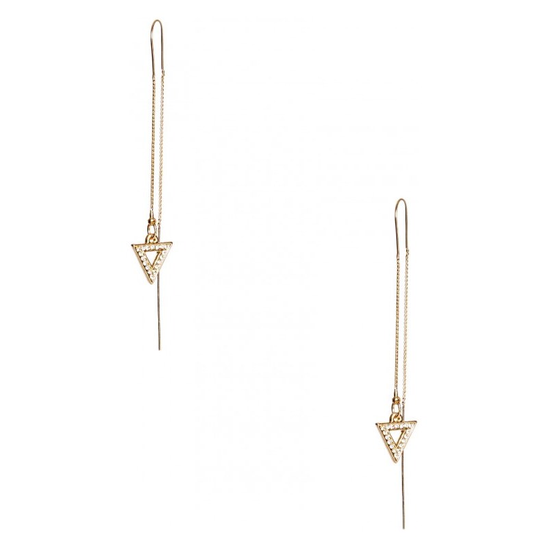 GUESS GUESS Gold-Tone Threader Earrings - gold