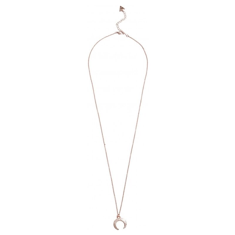 GUESS GUESS Rose Gold-Tone Moon Necklace - rose gold