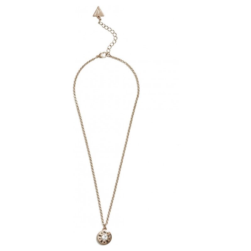 GUESS GUESS Gold-Tone Button Necklace - gold