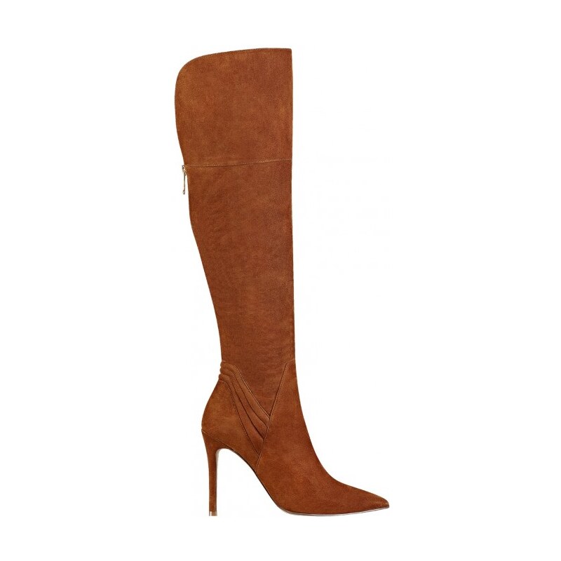 GUESS GUESS Nace Over-the-Knee Boots - natural suede