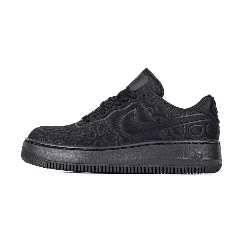 Sneakers - tenisky Nike Air Force 1 Upstep Plush black/black-white
