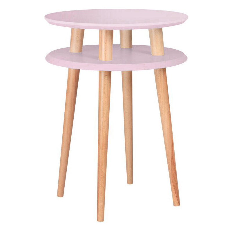 Bonami Růžový odkládací stolek Ragaba UFO, Ø 45 cm