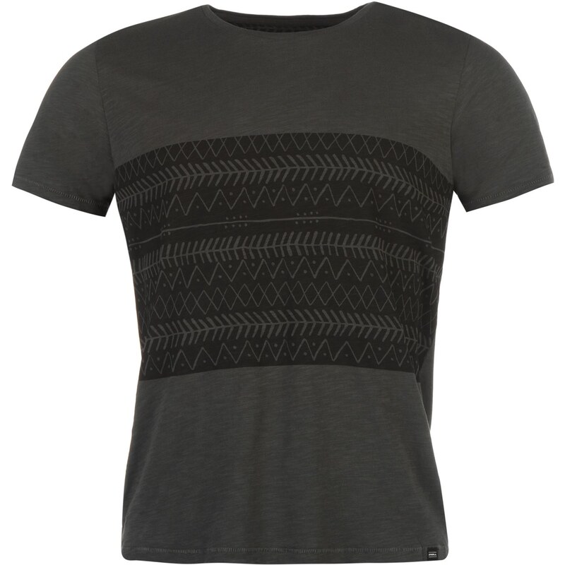 Triko Triko ONeill Frame Panel T Shirt pánské Anthracite