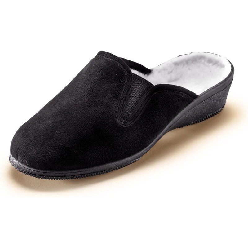 Blancheporte Pantofle, jednobarevné černá