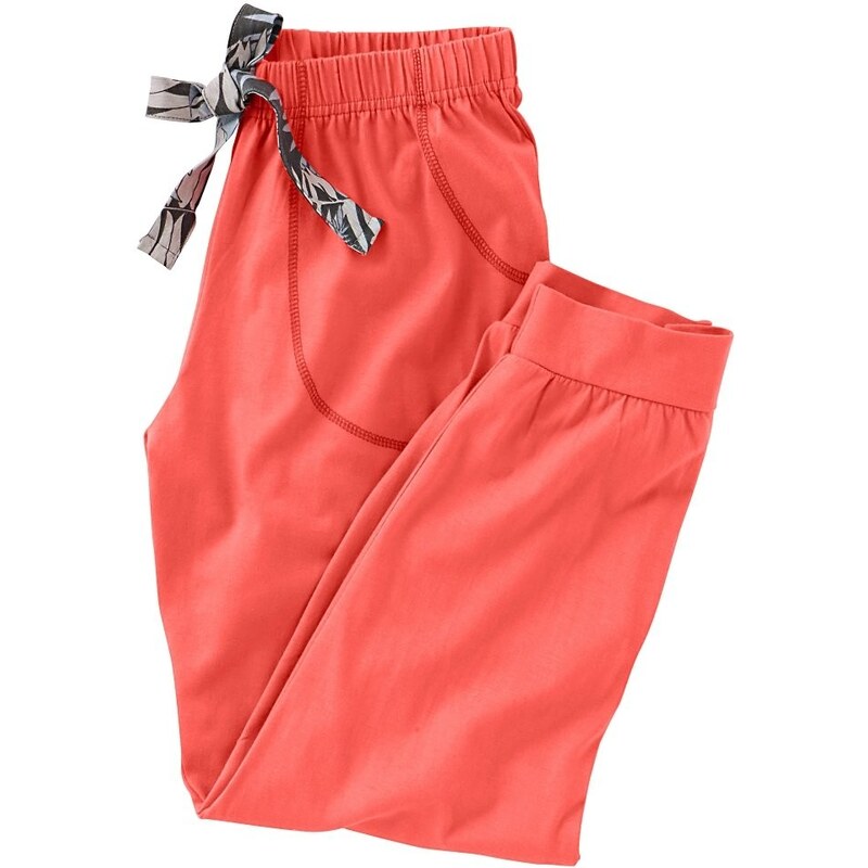 Blancheporte Jednobarevné krátké kalhoty "jungle" korálová