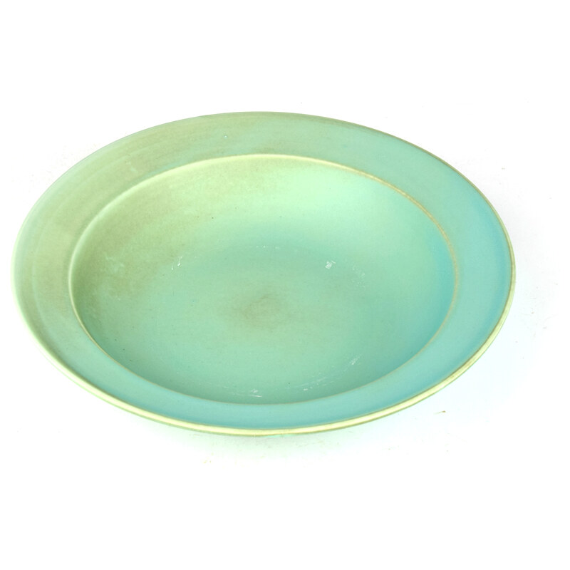 MIJ Hluboký talíř s širokým okrajem 21,5 cm modrozelený