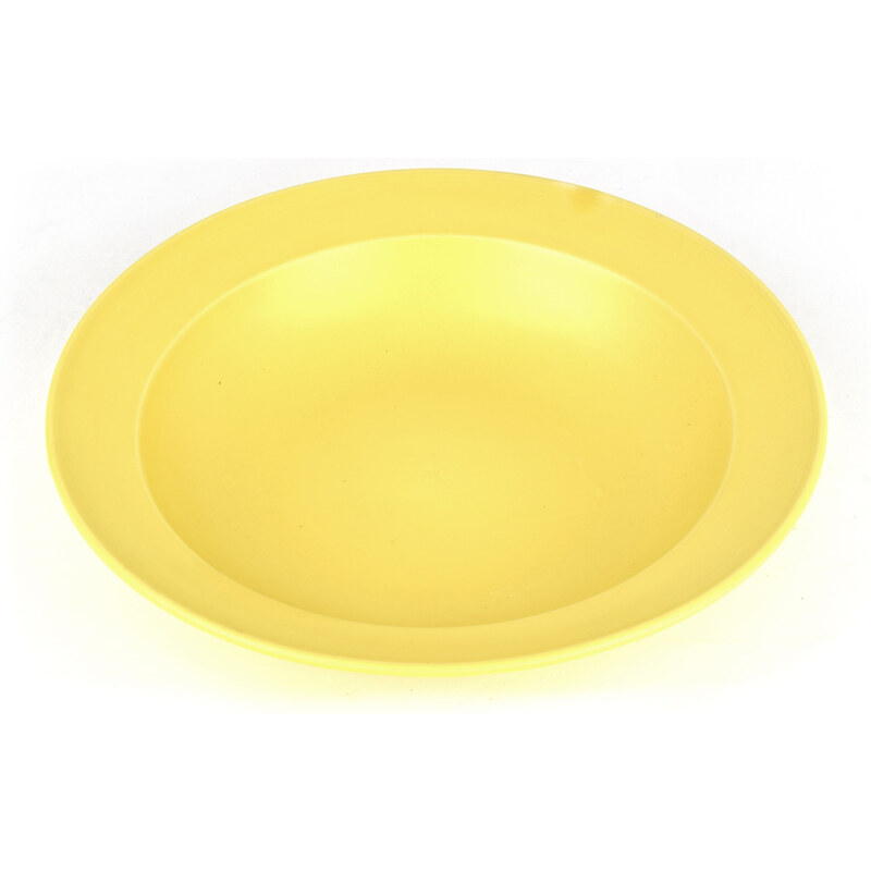MIJ Hluboký talíř s širokým okrajem 21,5 cm žlutý