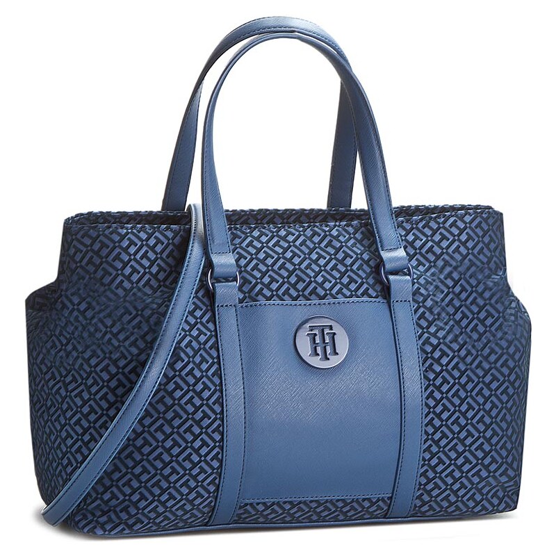 Kabelka TOMMY HILFIGER - Easy Nylon Tote Flock AW0AW03459 902