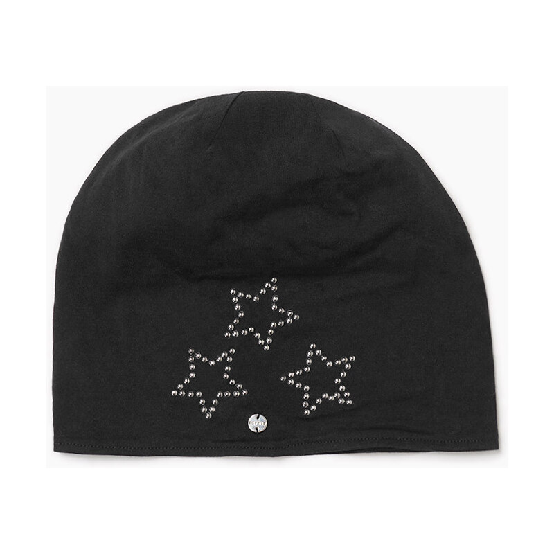 Esprit Bavlněná čepice s hvězdami z nýtků