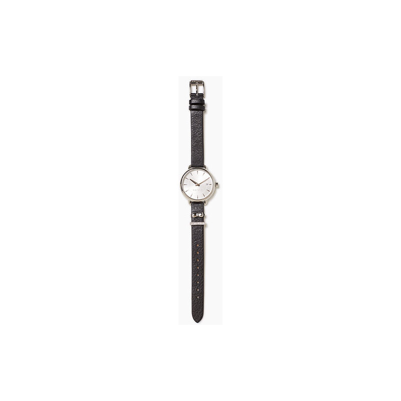 Esprit Nerezové hodinky, přívěšek, kožený pásek