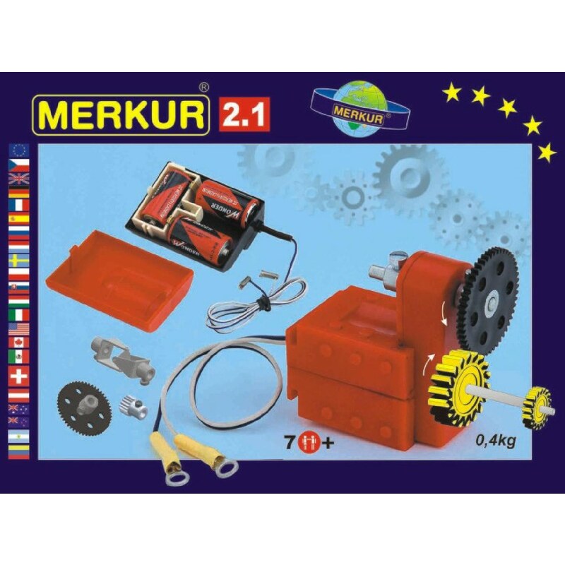 Merkur Stavebnice 2.1 Elektromotorek