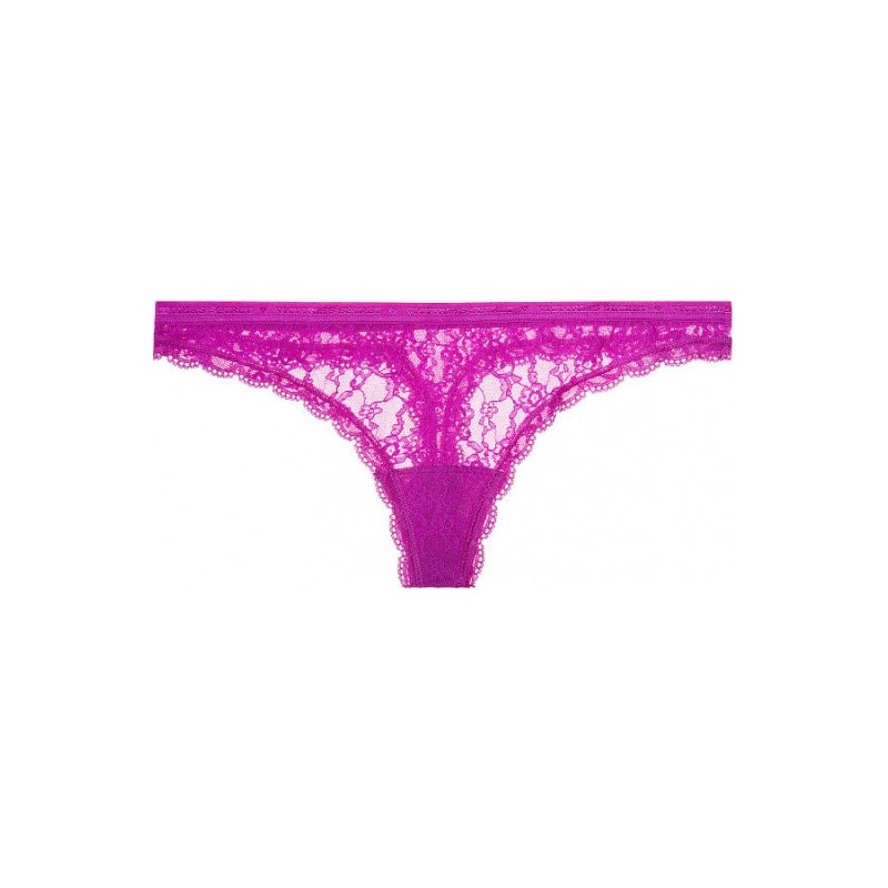 Victoria's Secret Krajková sexy tanga Allover Lace Thong Panty