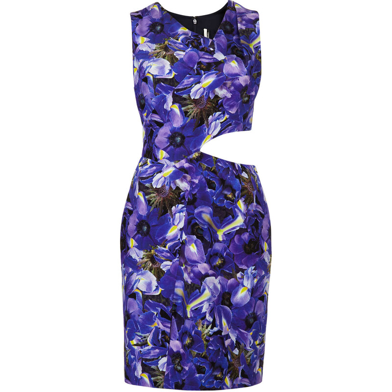 Topshop **LIMITED EDITION Iris Print Wrap Shift Dress