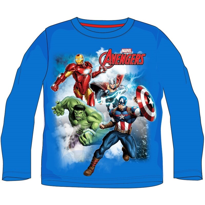 E plus M Chlapecké tričko Avengers - modré