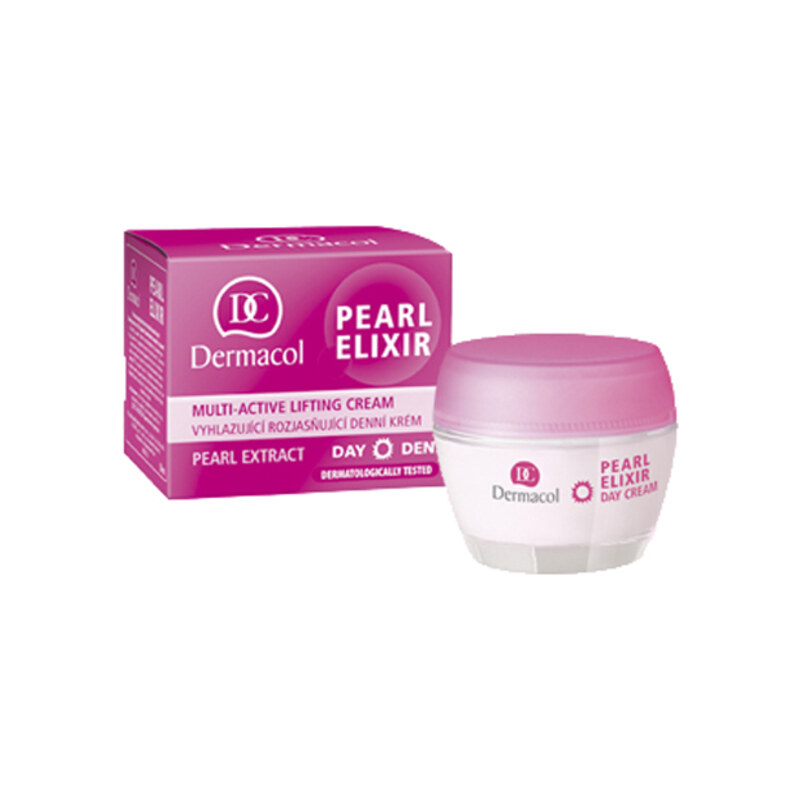 Dermacol Vyhlazující rozjasňující denní krém (Pearl Elixir Multi-Active Lifting Cream SPF 10) 50 ml